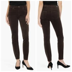 KUT from the Kloth Diana Stretch Corduroy Skinny Pants Brown Size 4P